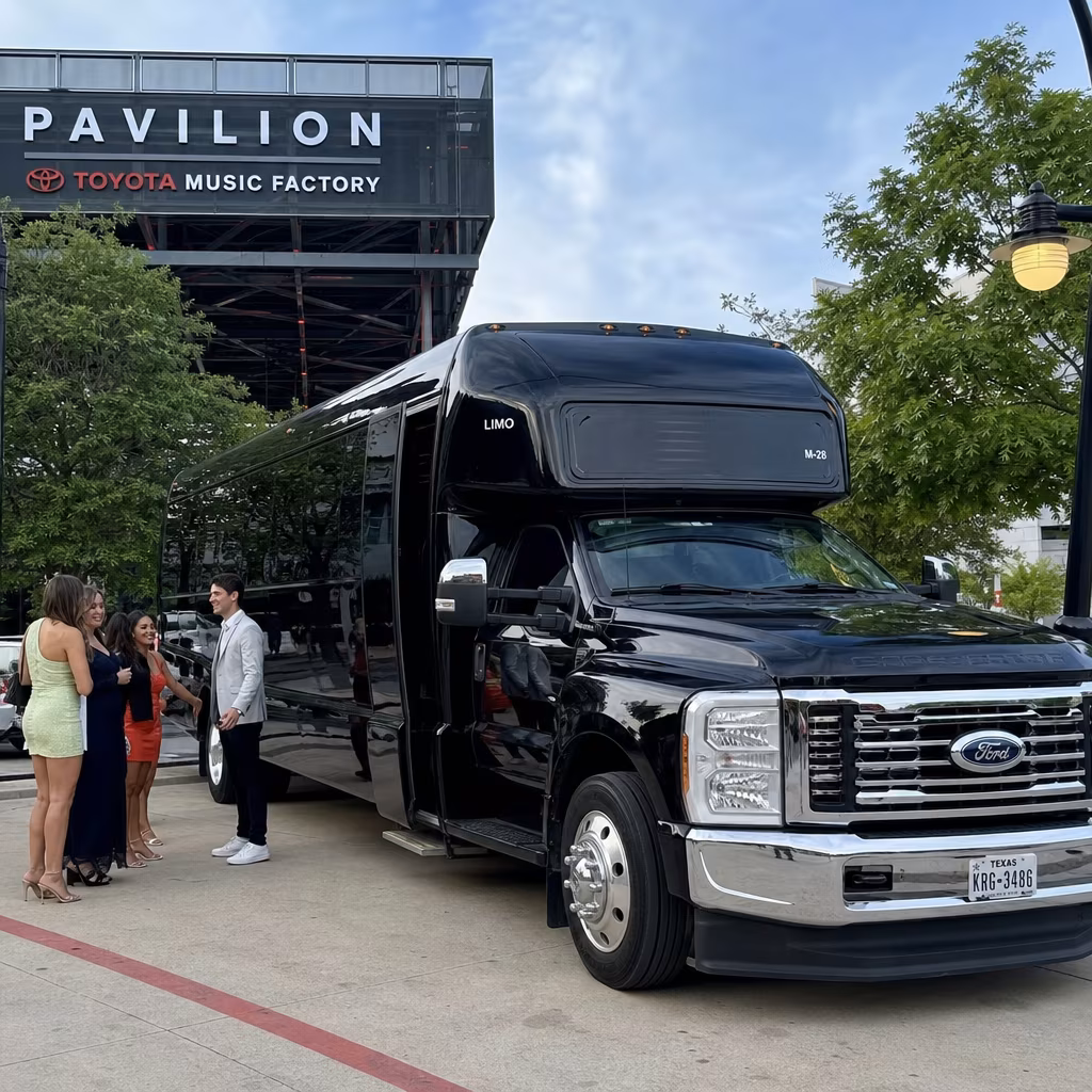 Rent a Bus to The Pavilion at Toyota Music Factory
