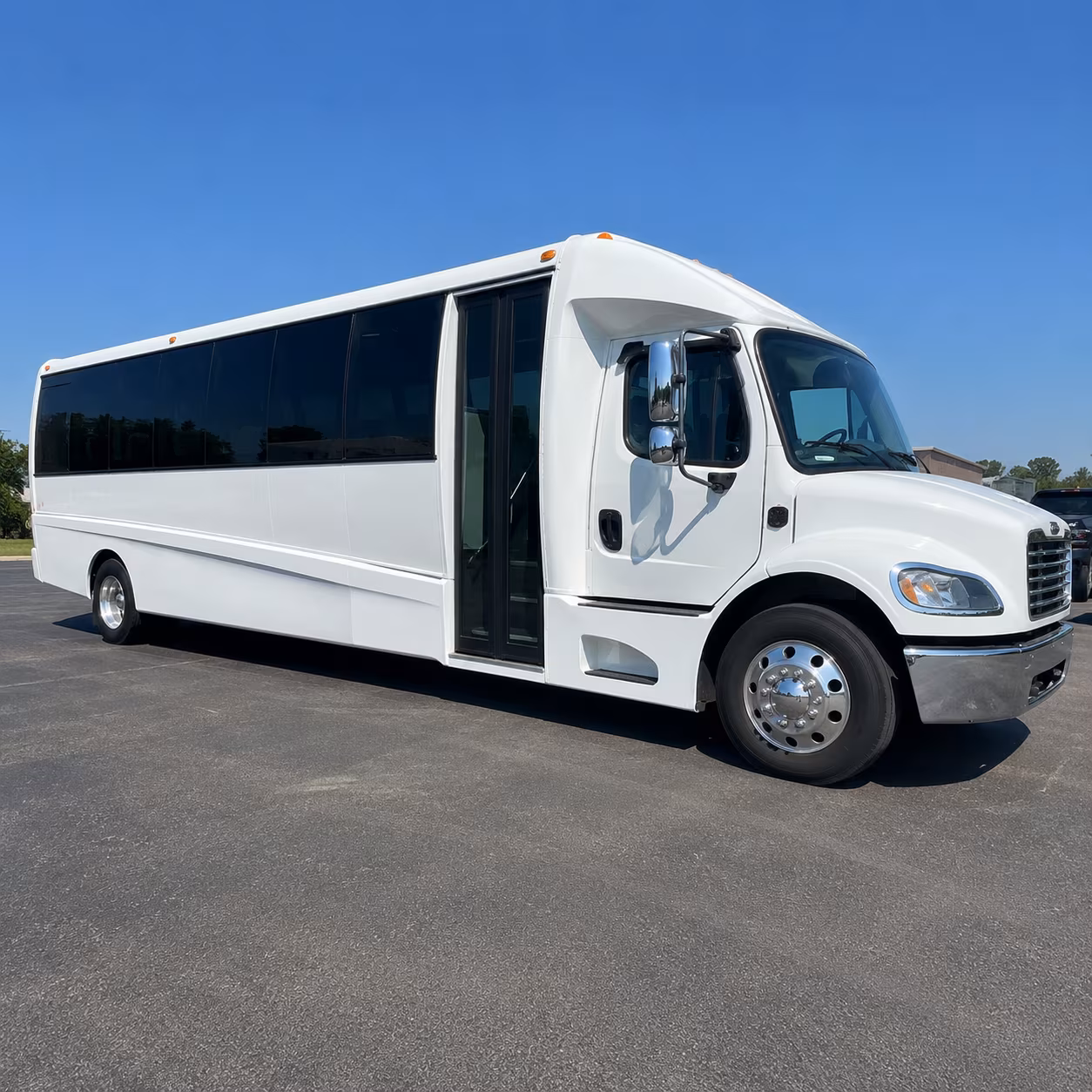 Dallas Airport Shuttle & Transportation party bus exterior