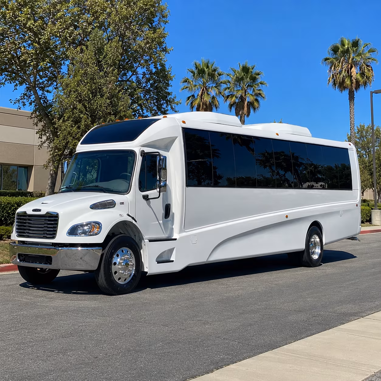 Dallas Airport Shuttle & Transportation party bus interior