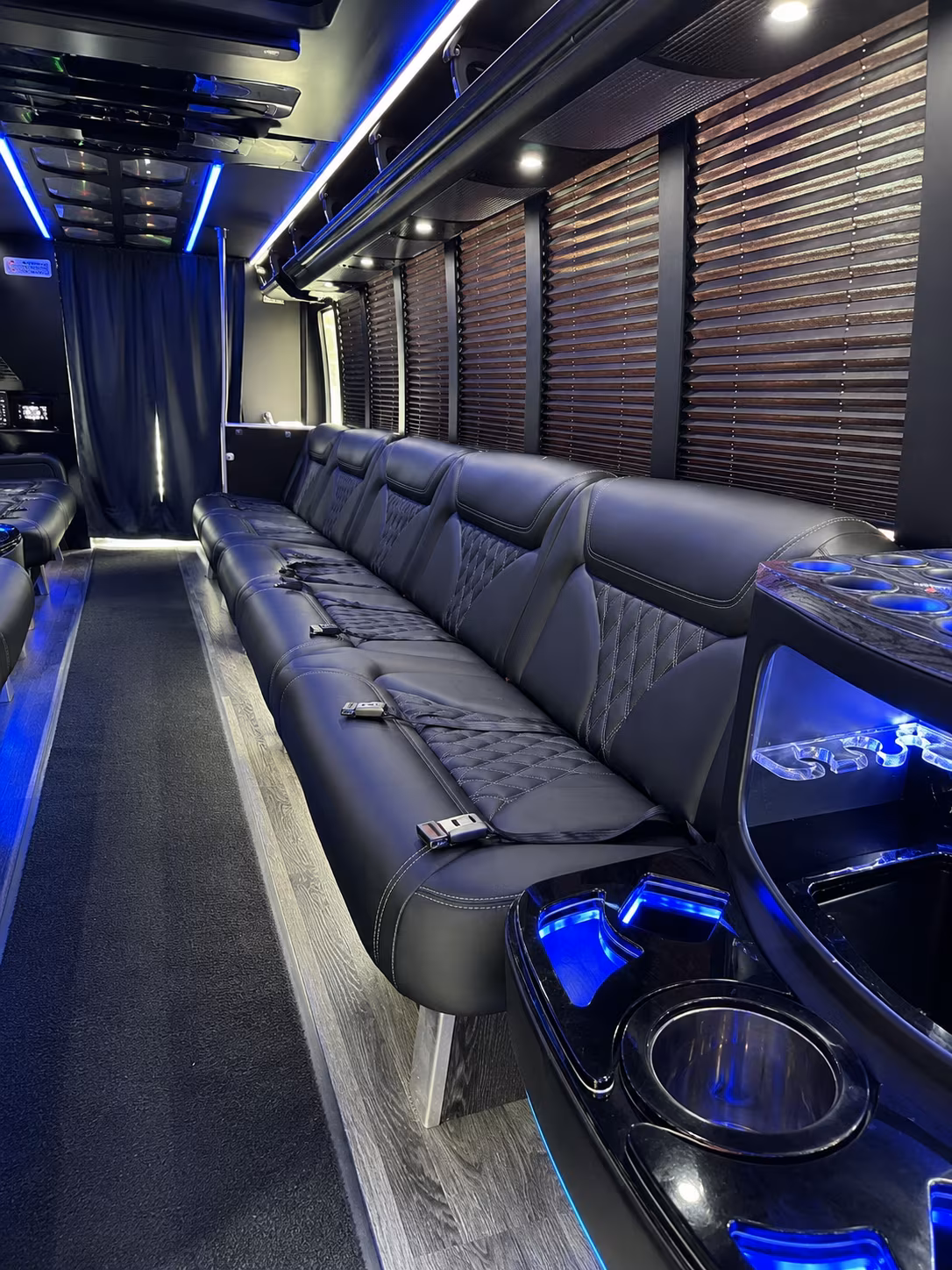 Dallas Bachelor & Bachelorette Transportation party bus exterior