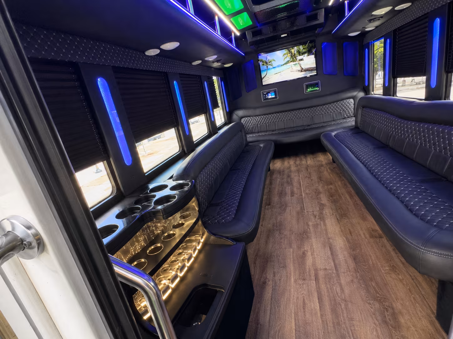 Dallas Concert & Music Festival Transportation party bus exterior