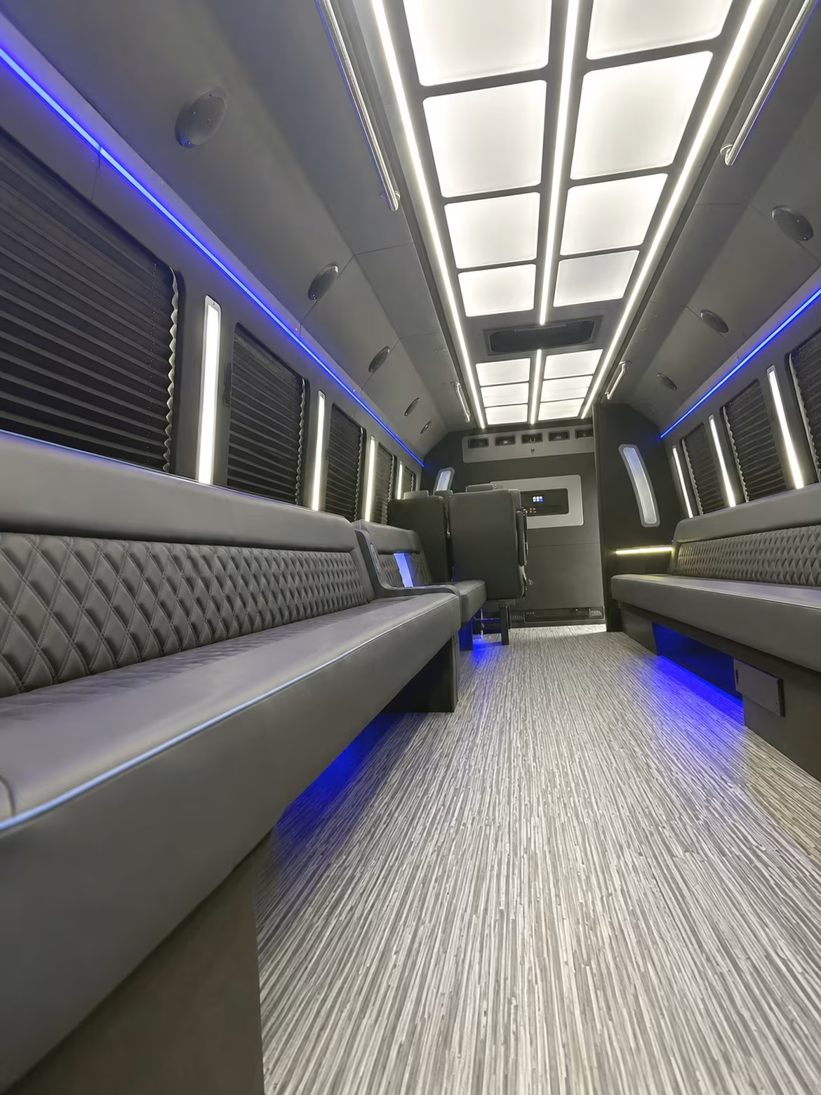 Dallas Concert & Music Festival Transportation party bus interior