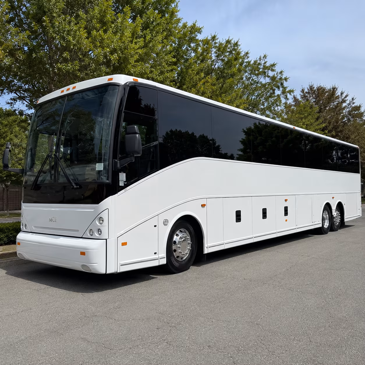 Dallas Corporate Transportation party bus exterior