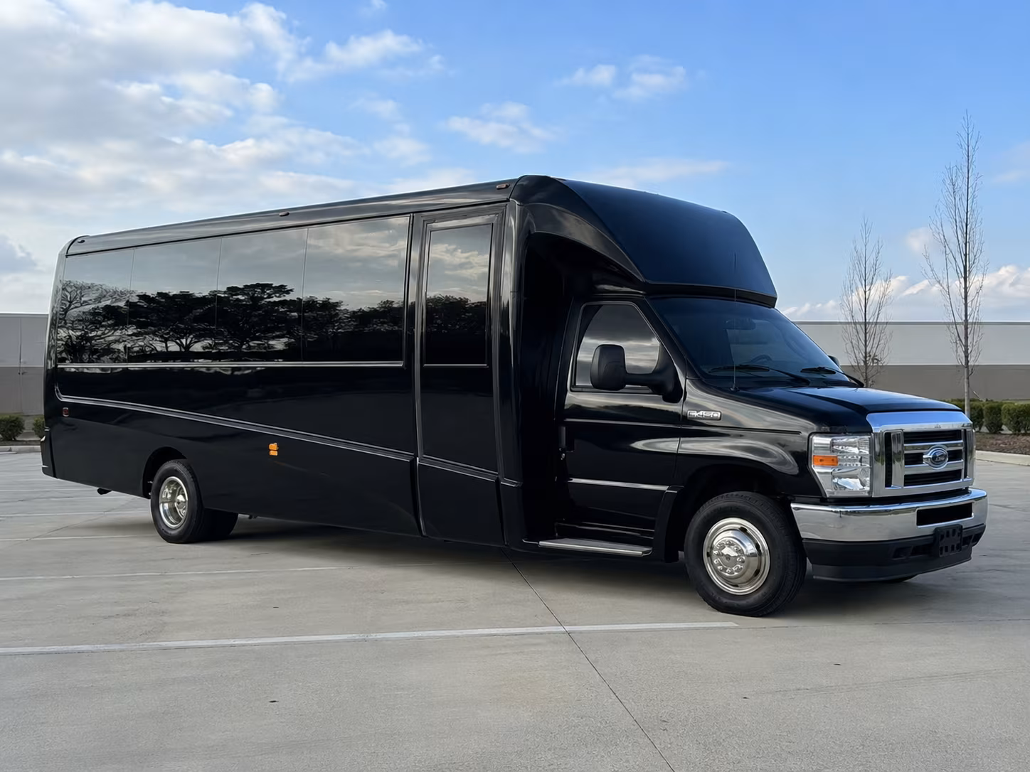 Dallas School Event Transportation party bus interior