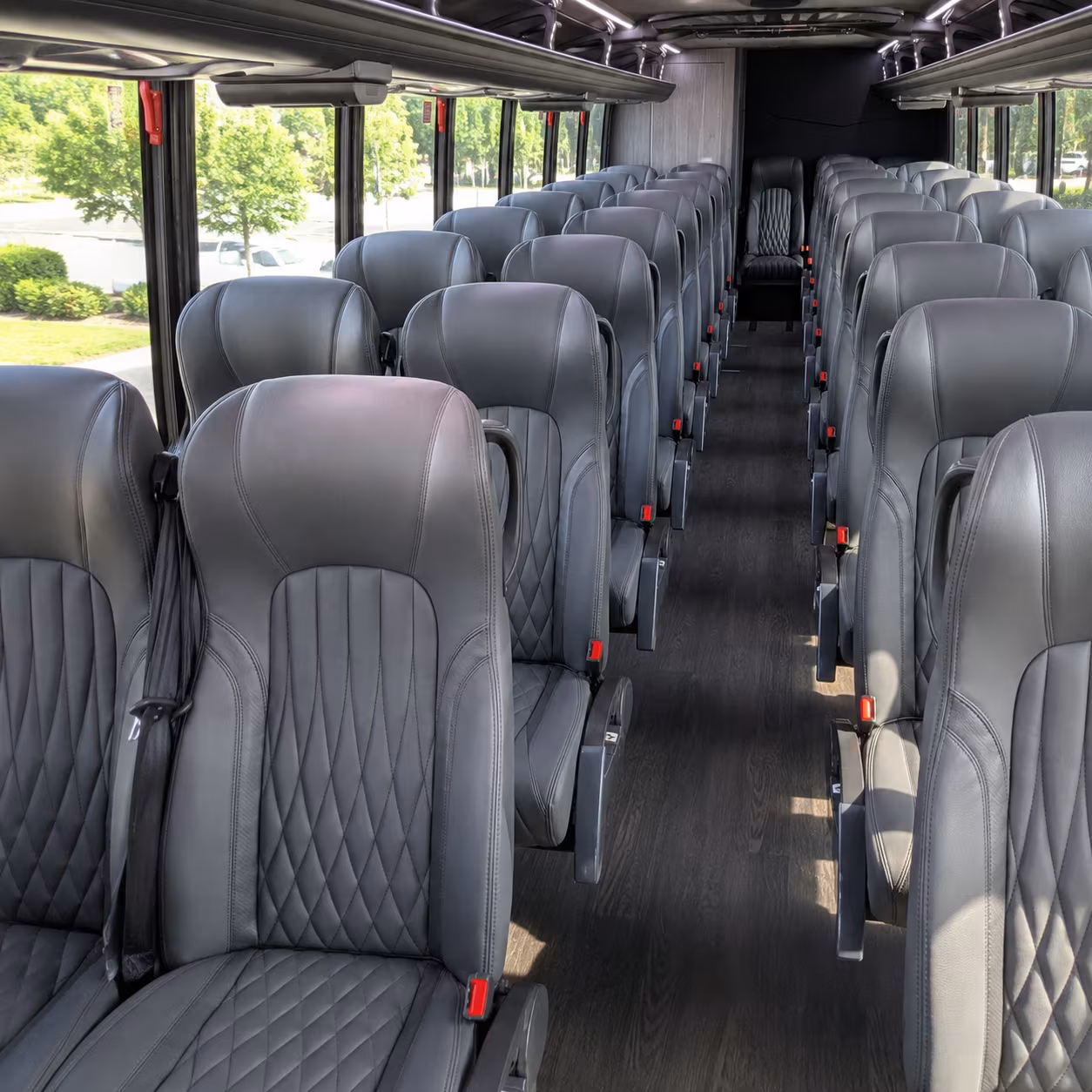 Dallas School Event Transportation party bus exterior
