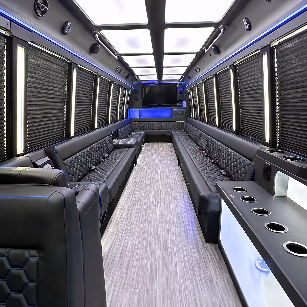 Dallas Sporting Event Transportation onboard seating