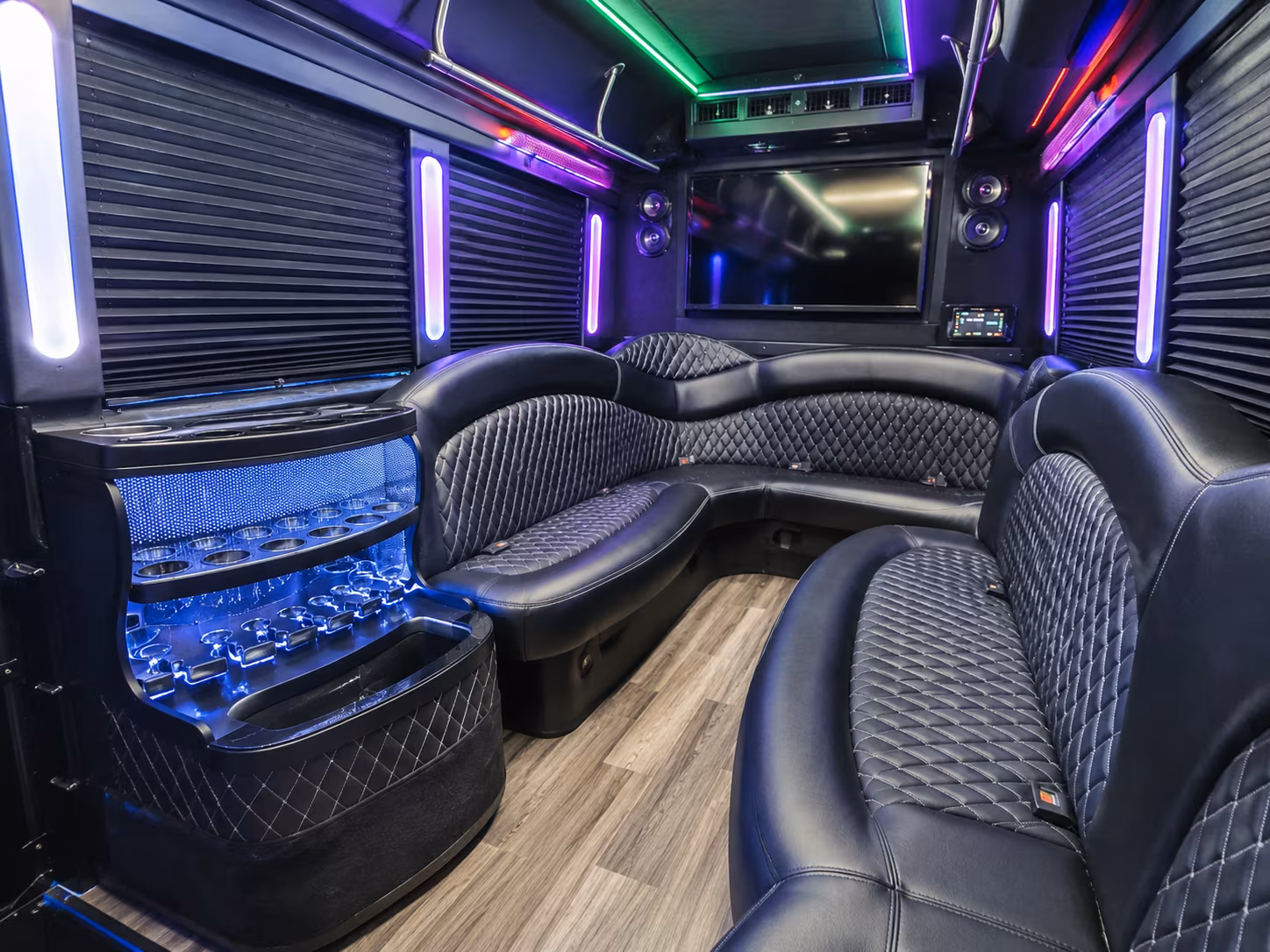 Dallas Winery Tour & Pub Crawl Transportation party bus exterior