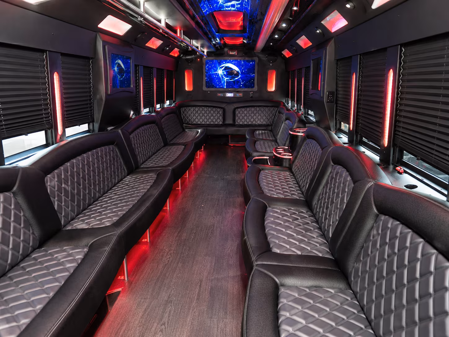 Dallas Winery Tour & Pub Crawl Transportation onboard seating