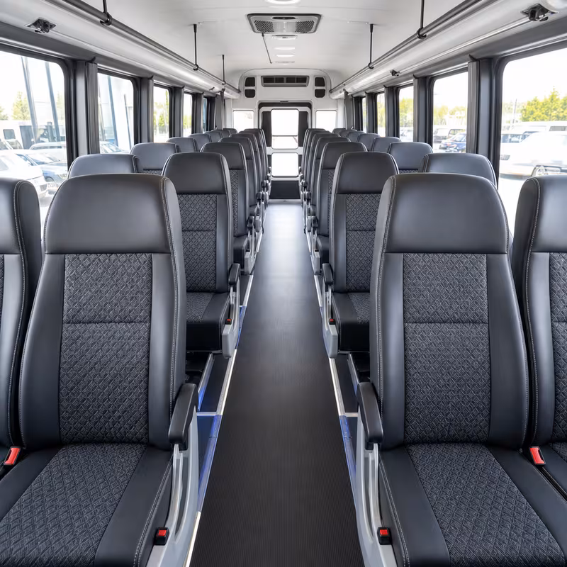 15-35 Passenger Minibus Inside