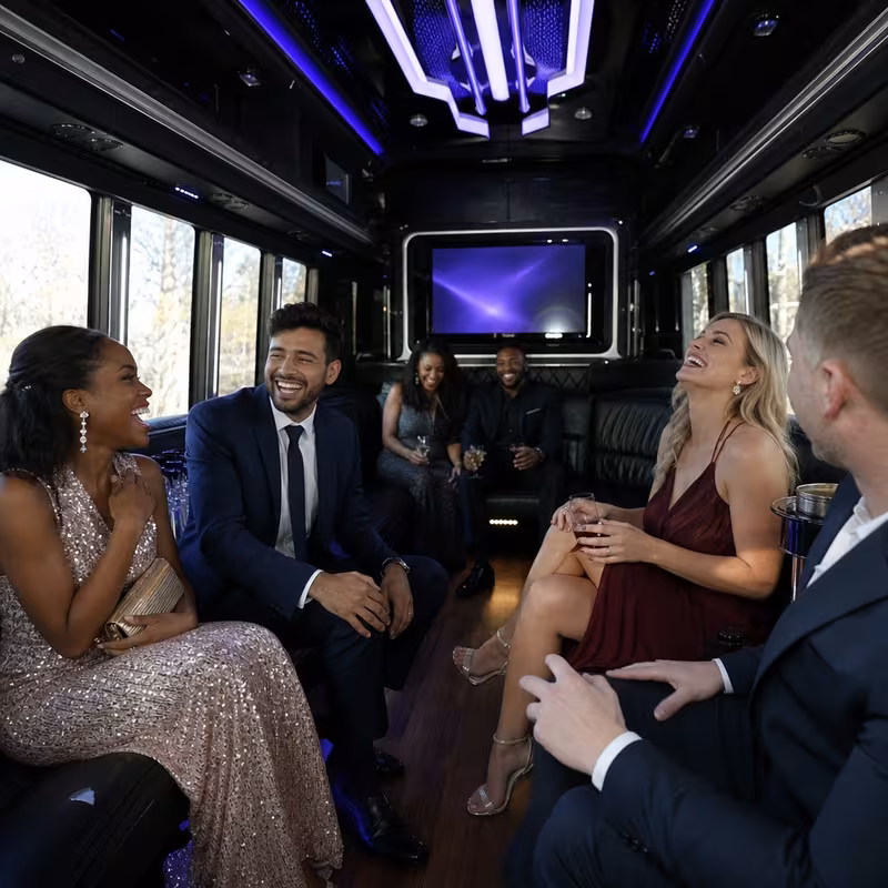 Dallas Prom & Homecoming Transportation fleet vehicle