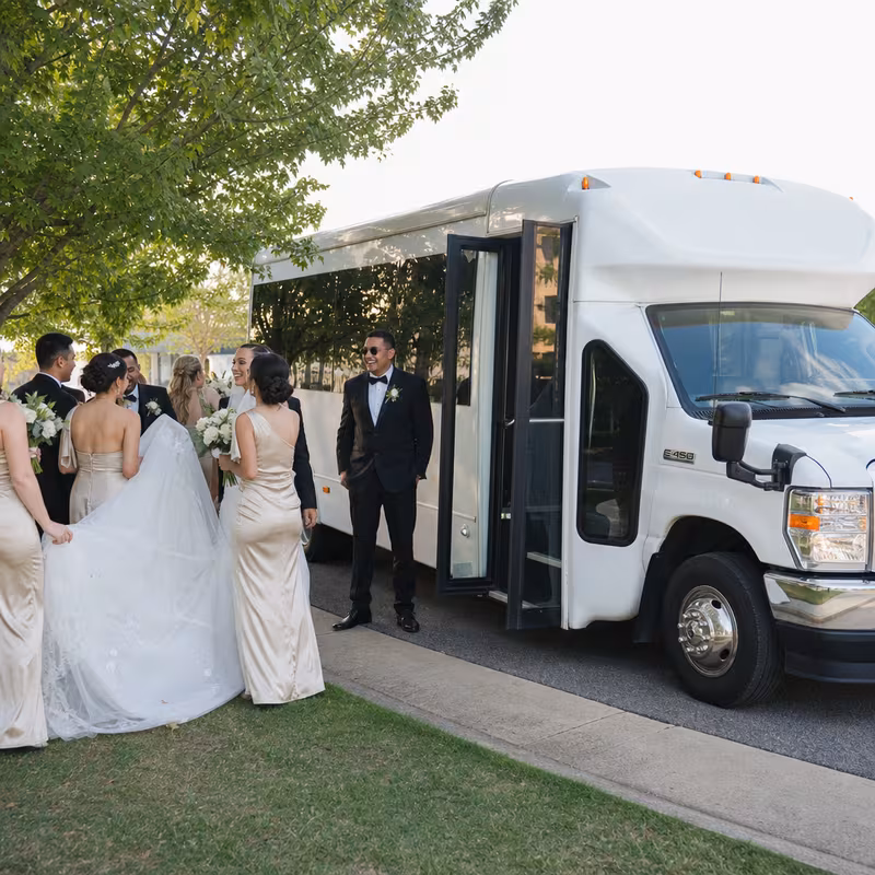Dallas Wedding Transportation fleet vehicle