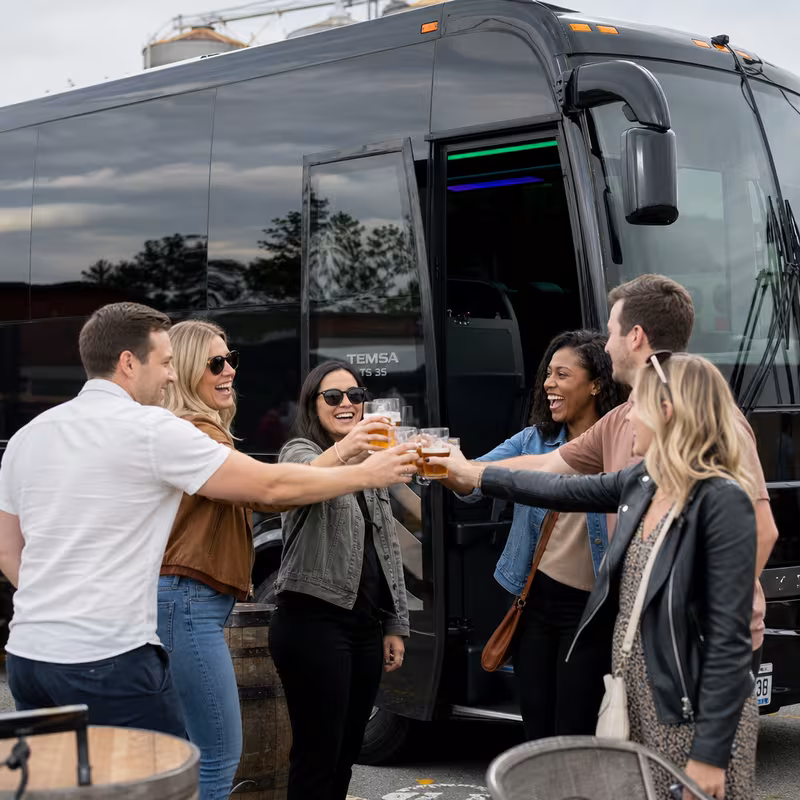 Dallas Winery & Brewery Tour Transportation fleet vehicle