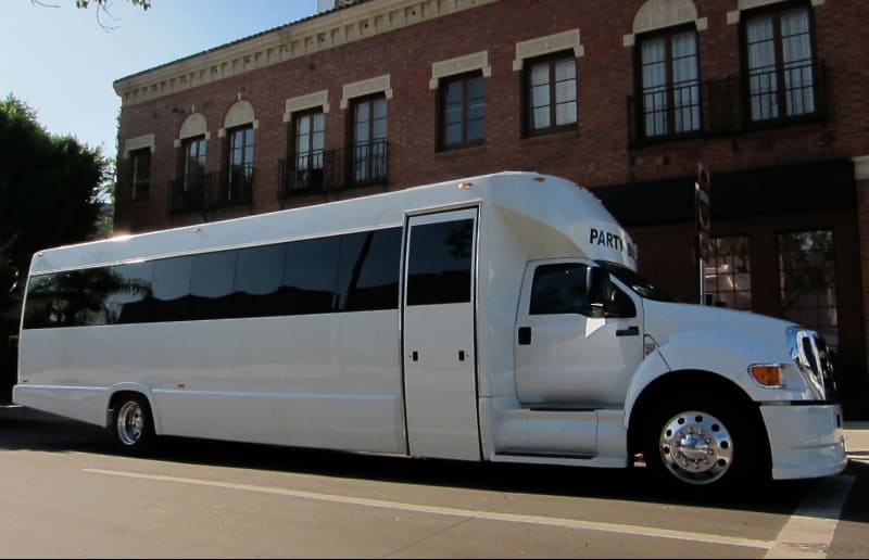 Wichita Falls 30 Passenger Party Bus White